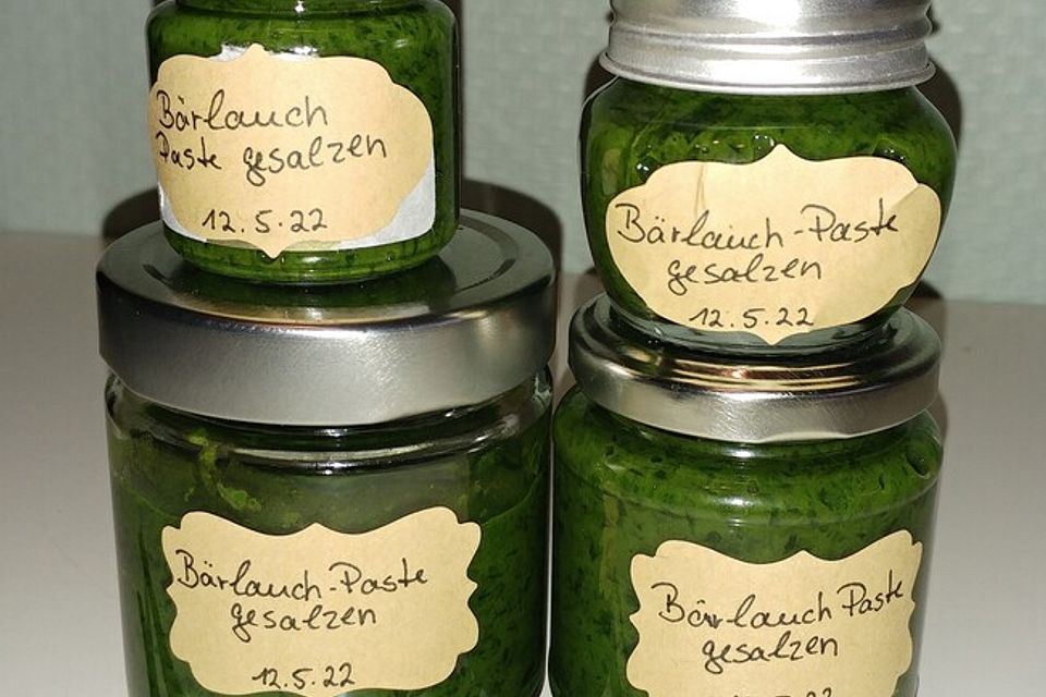 Bärlauch-Gewürzpaste