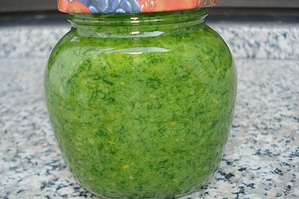 Bärlauch-Gewürzpaste