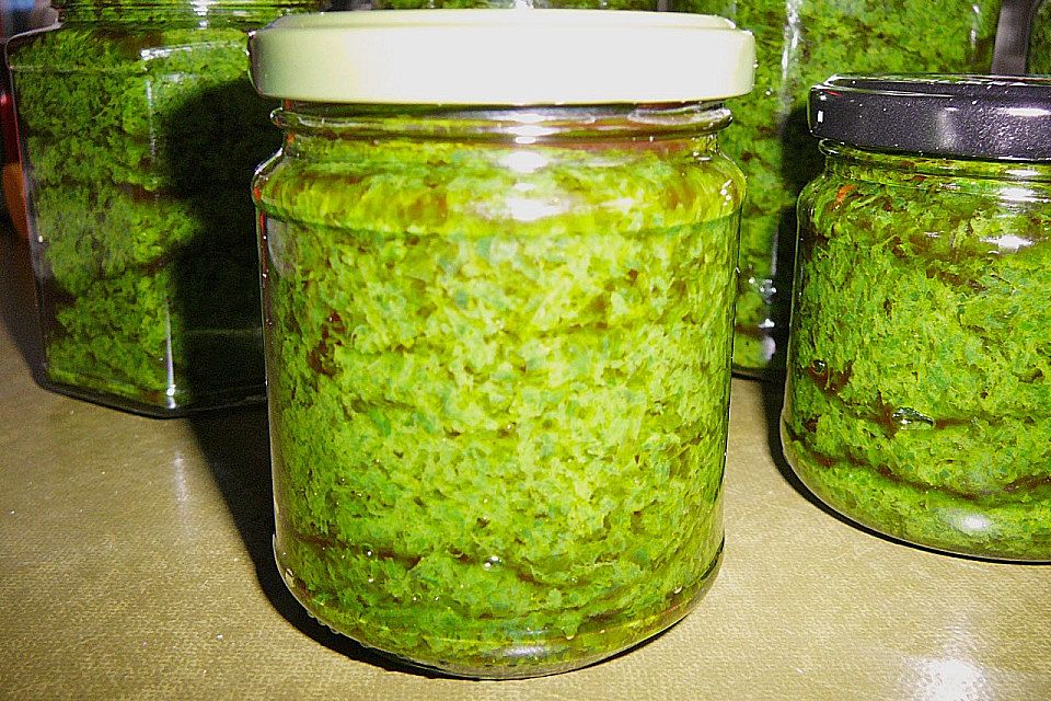 Bärlauch-Gewürzpaste