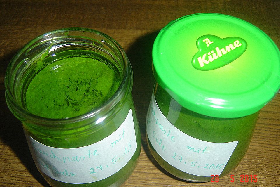 Bärlauch-Gewürzpaste