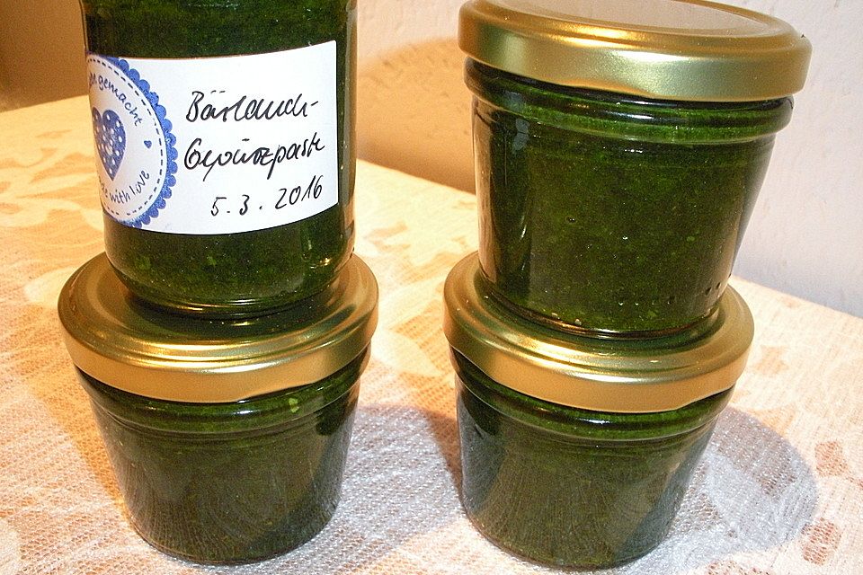 Bärlauch-Gewürzpaste