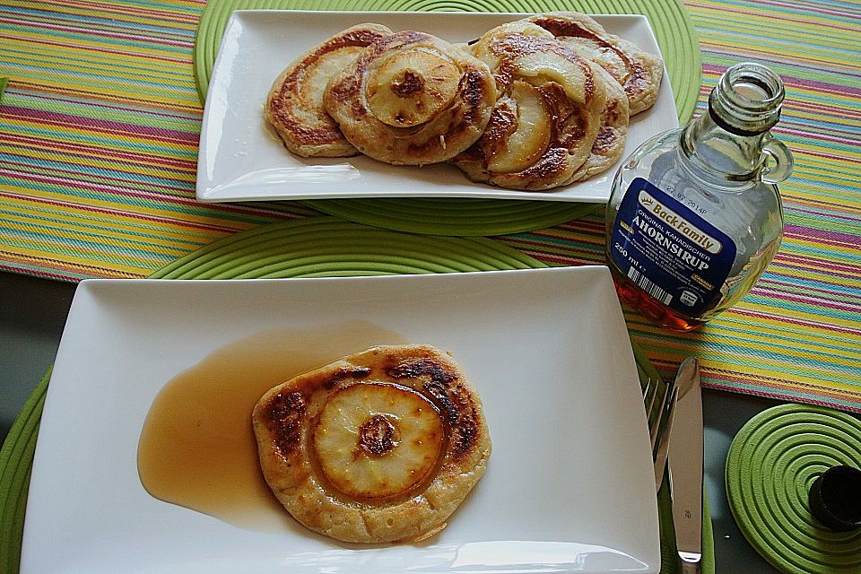 Chrissis würzige Apple - Pancakes