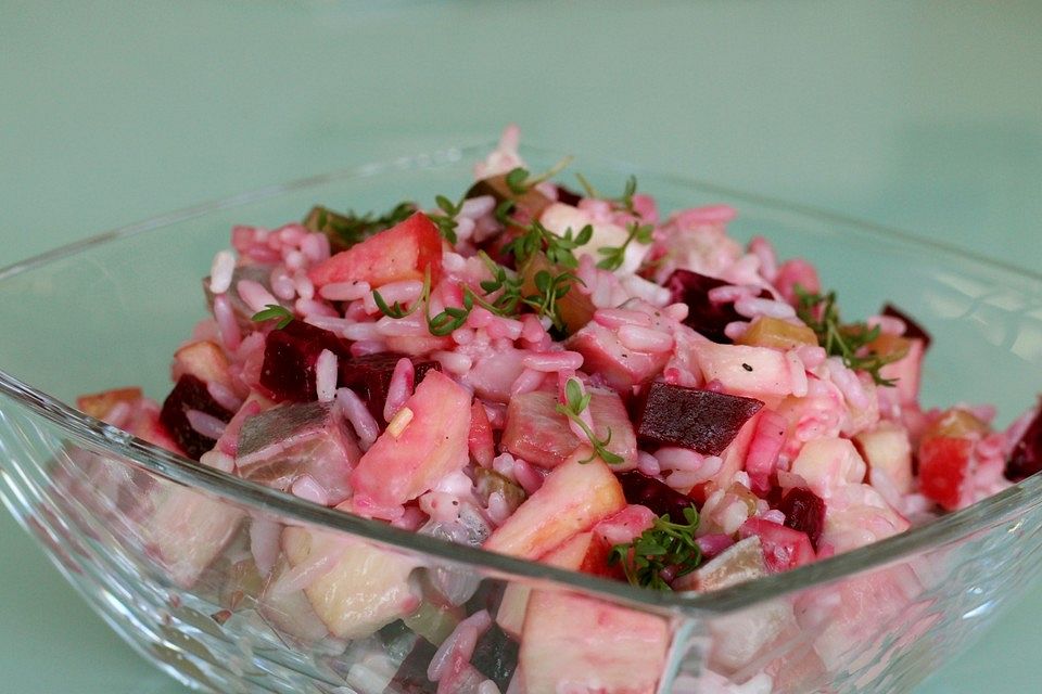 Reis - Matjes - Salat