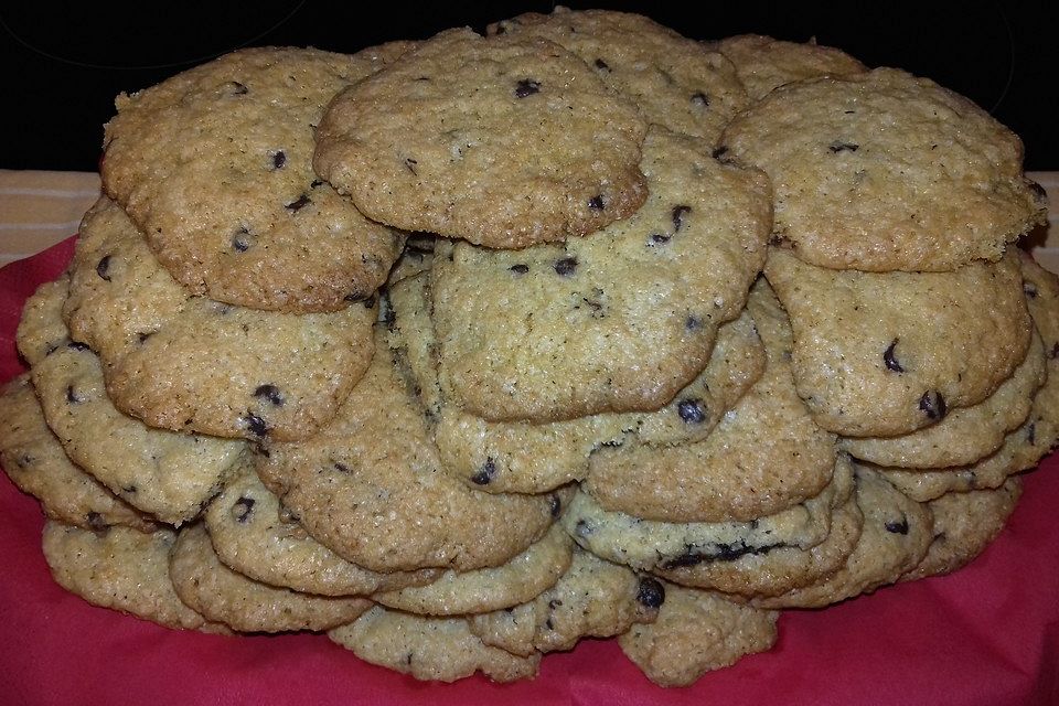 Chocolate Chips Cookies, soft