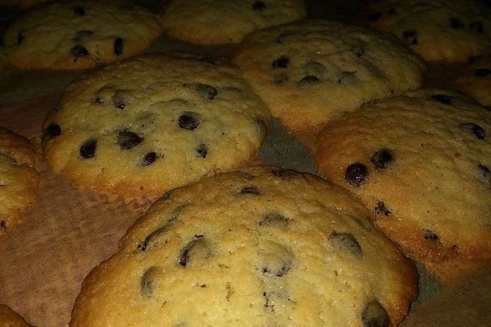 Chocolate Chips Cookies, soft