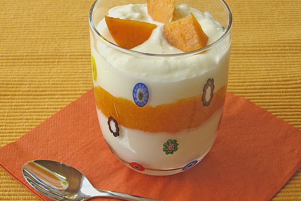 Kaki - Joghurt - Mousse