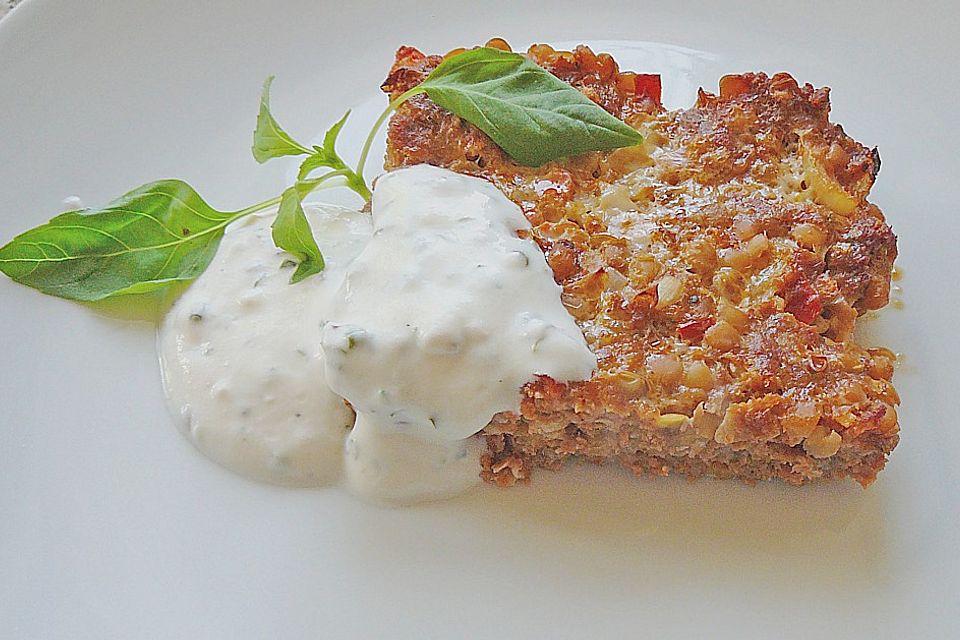 Linsen-Hackfleisch-Kuchen