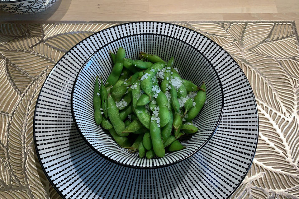 Edamame - grüne Sojabohnen