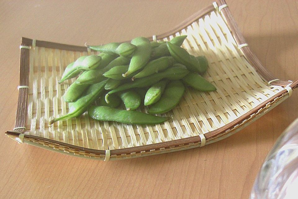 Edamame - grüne Sojabohnen