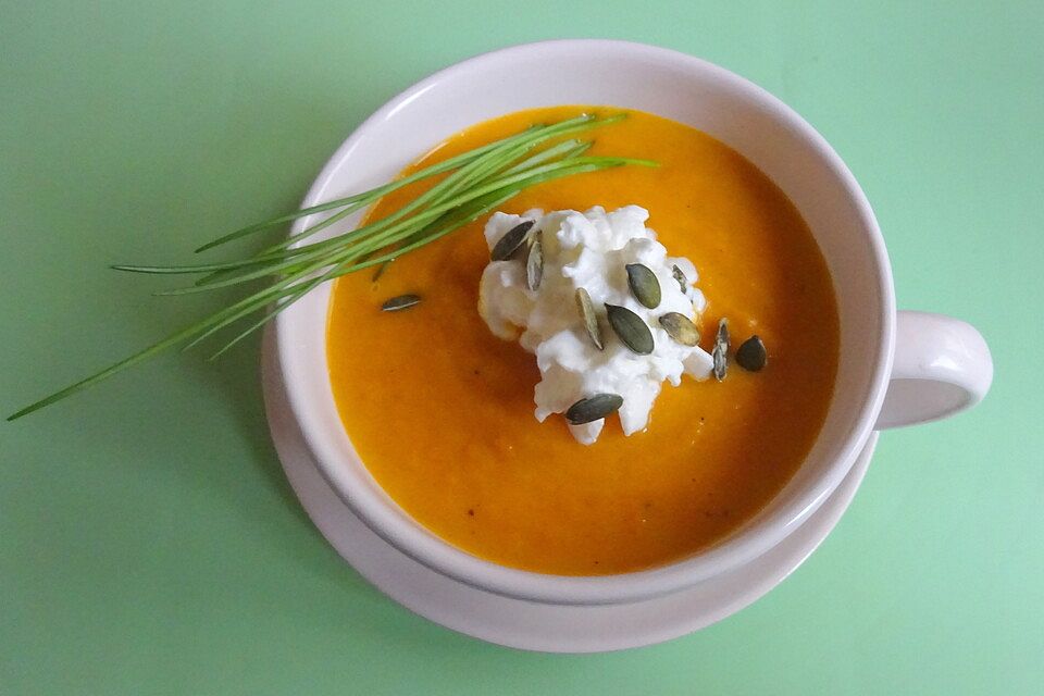 Möhrencreme - Suppe