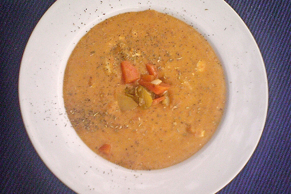 Käse - Gemüse - Suppe