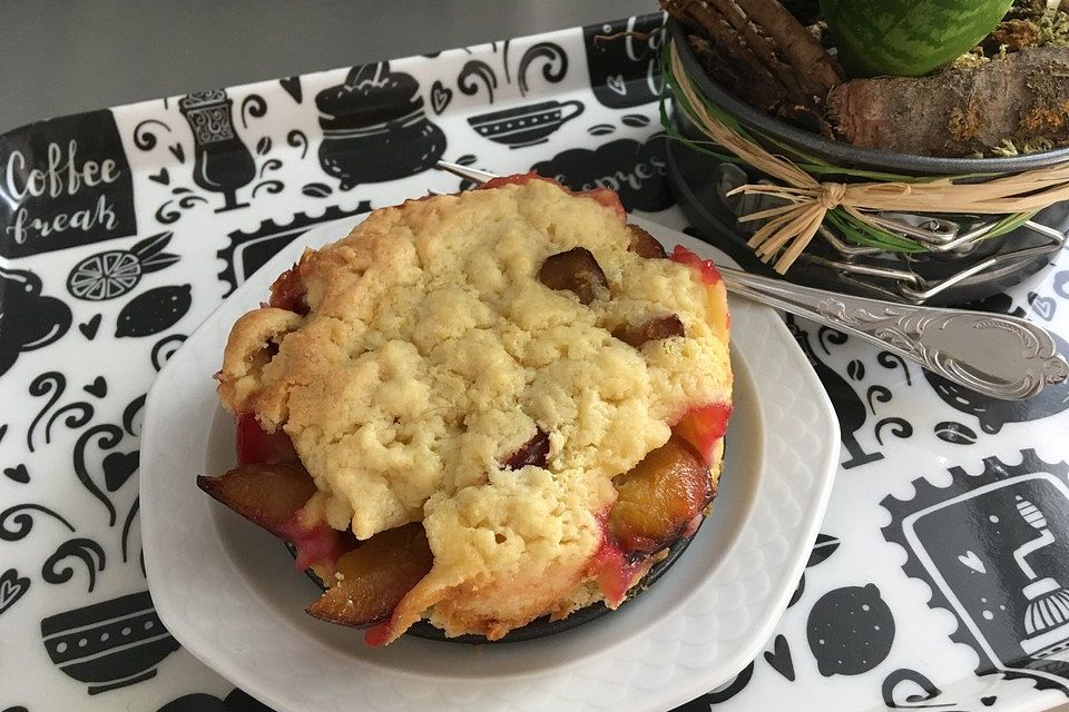 Zwetschgenkuchen mit Streusel