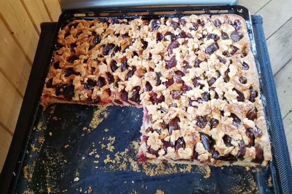 Zwetschgenkuchen mit Streusel