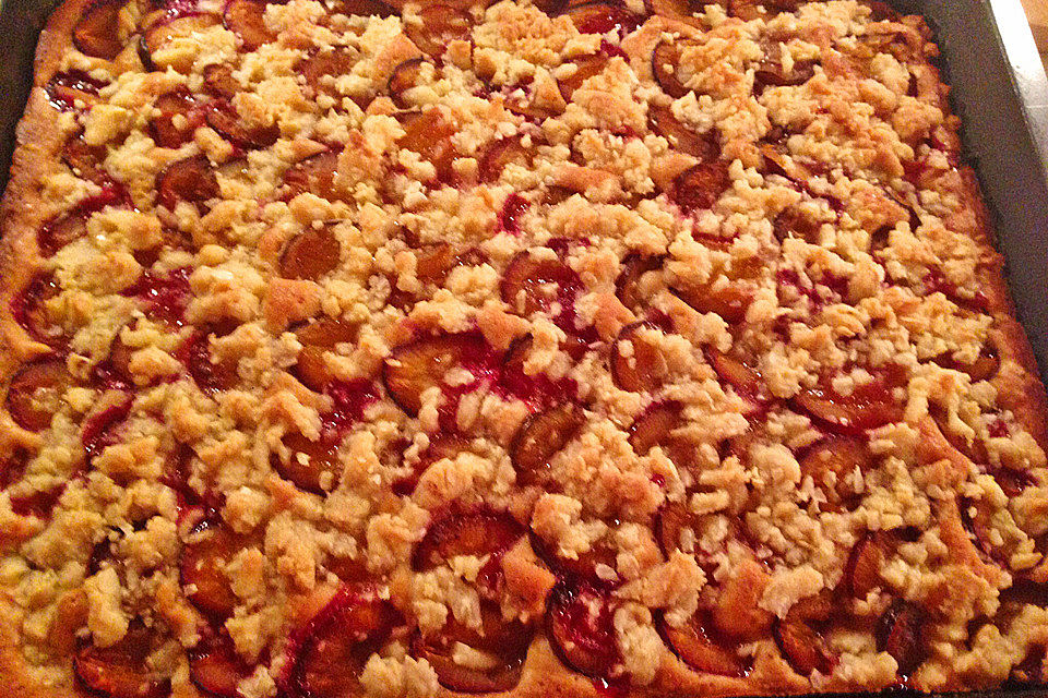 Zwetschgenkuchen mit Streusel