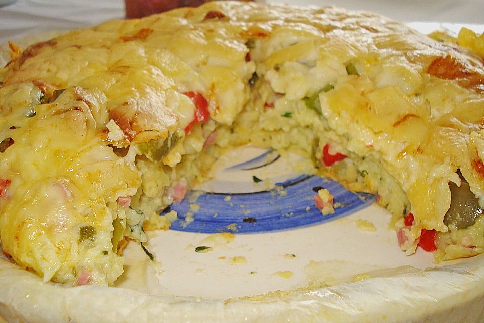 Pikanter Kartoffelkuchen