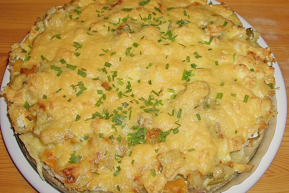 Pikanter Kartoffelkuchen