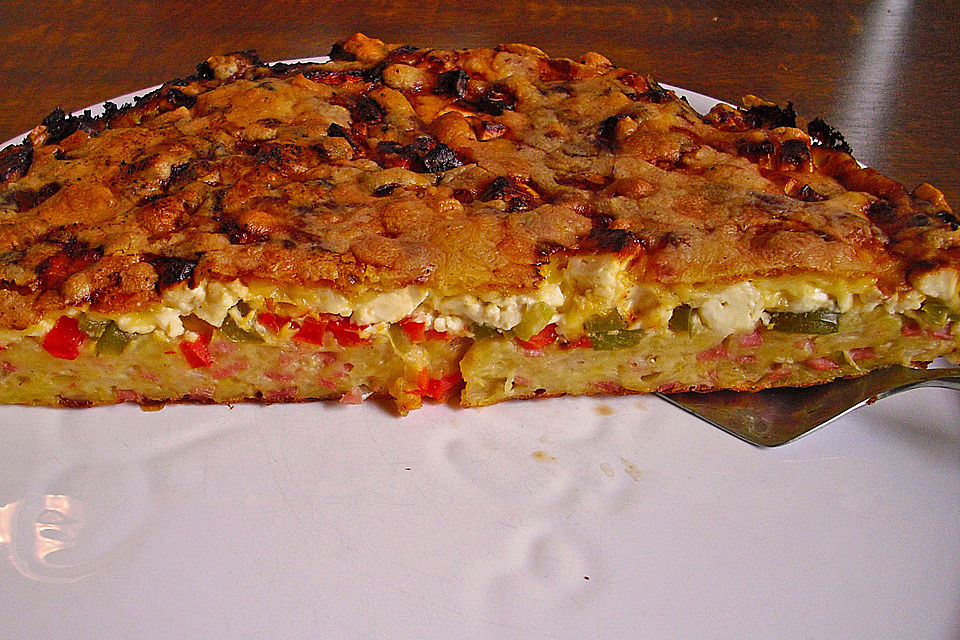 Pikanter Kartoffelkuchen