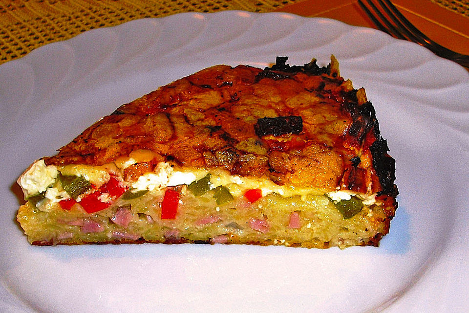 Pikanter Kartoffelkuchen