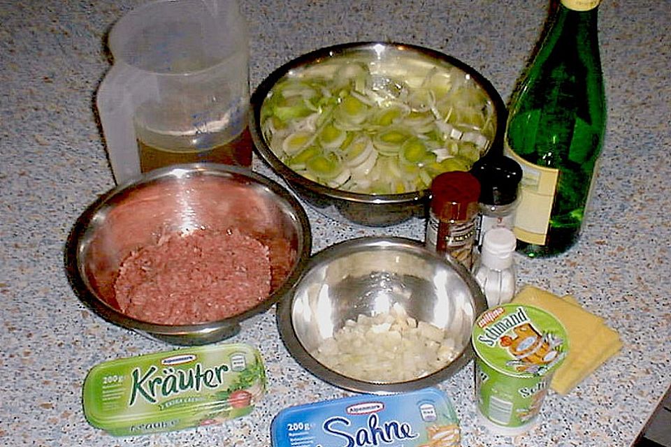 Käse-Lauchsuppe