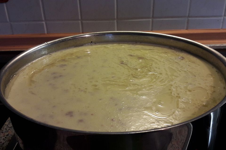 Käse-Lauchsuppe