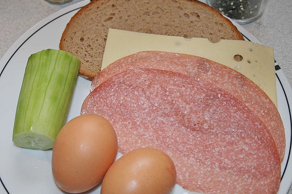 Spiegelei - Brot