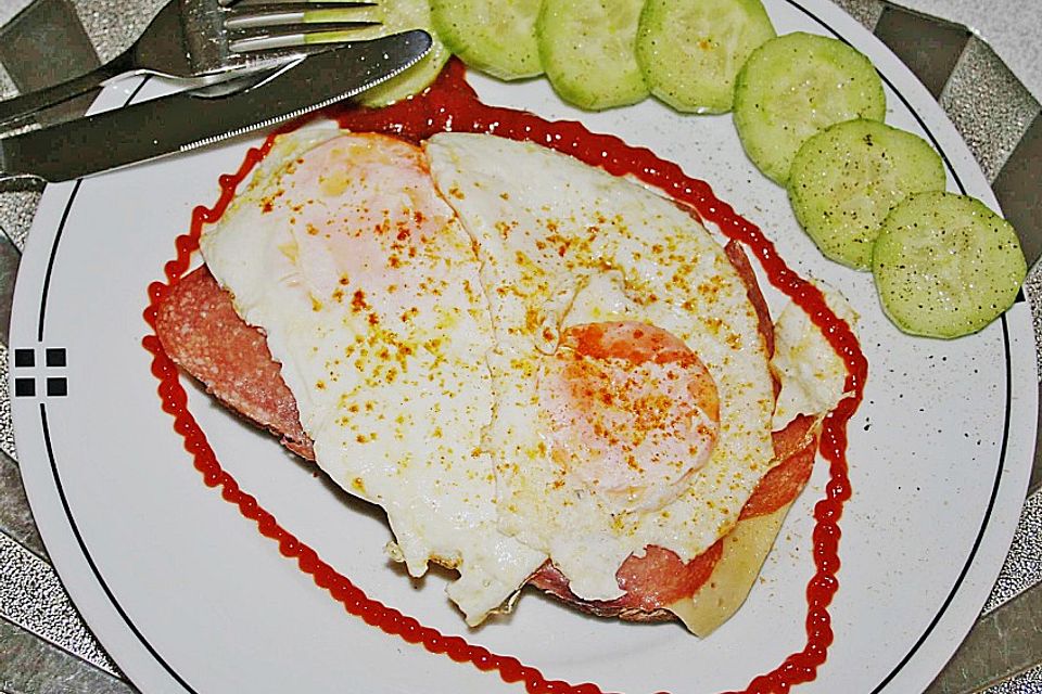 Spiegelei - Brot