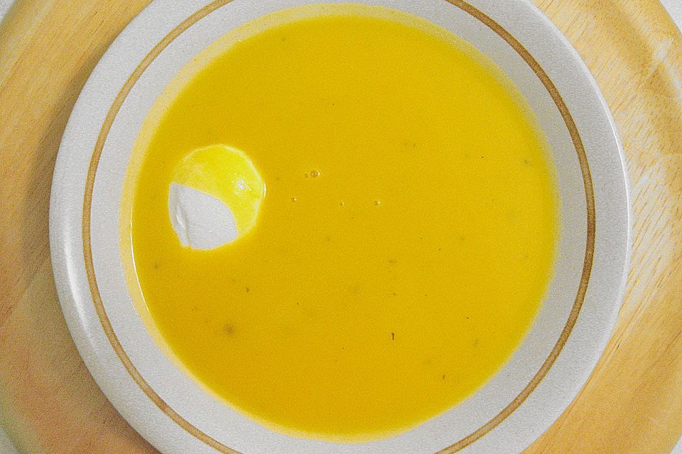 Kürbis - Rahmsuppe