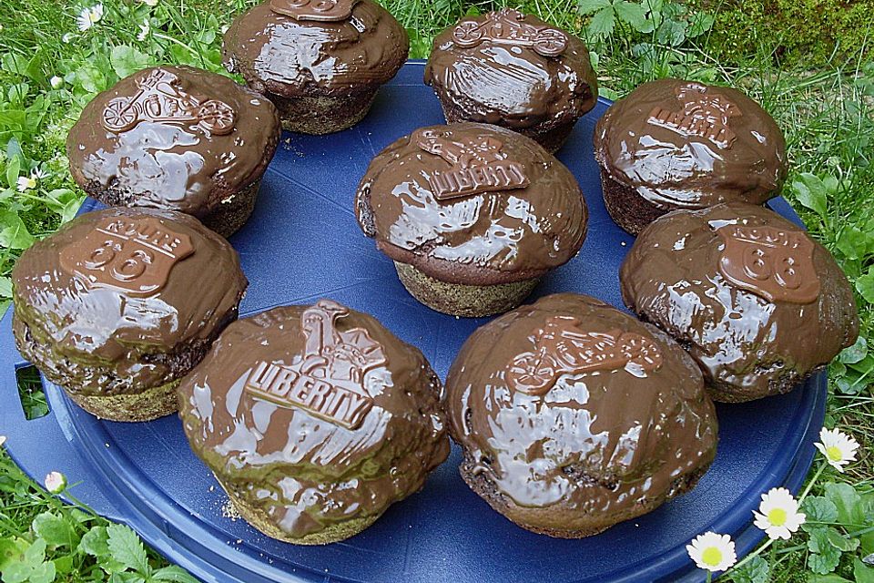 Herbe Schokoladenmuffins