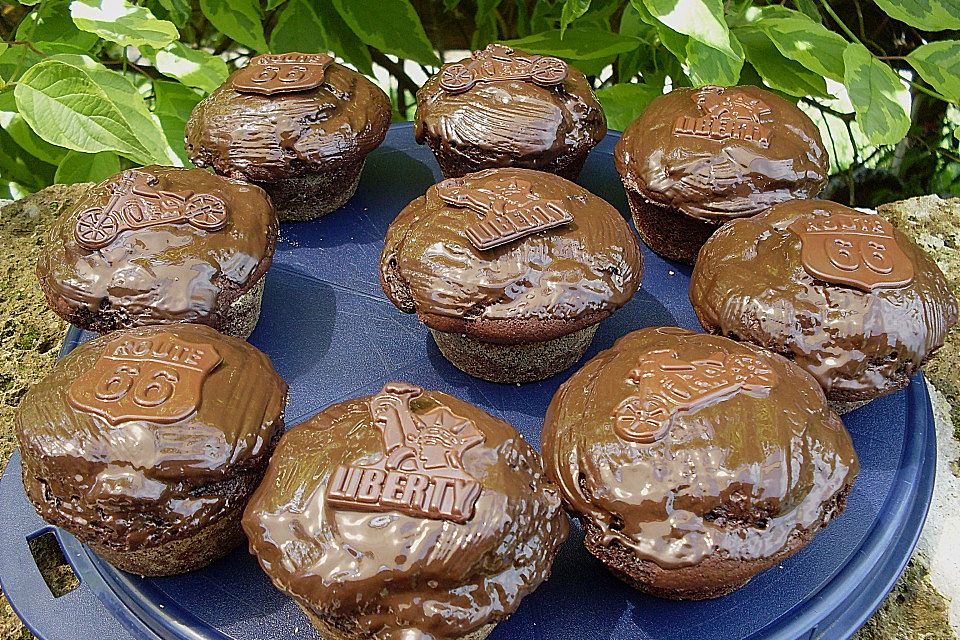 Herbe Schokoladenmuffins