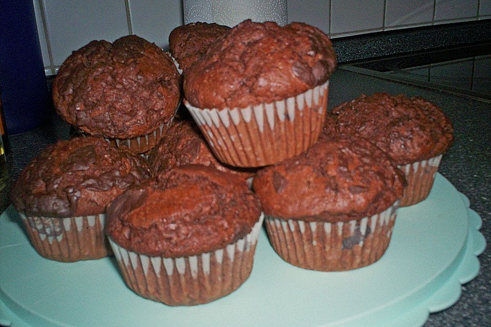 Herbe Schokoladenmuffins