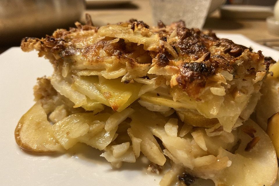 Apfel - Sellerie - Kartoffel - Gratin