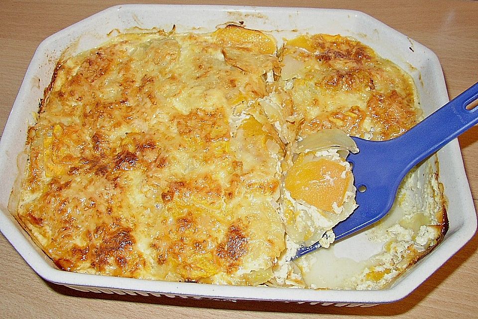 Kürbisgratin