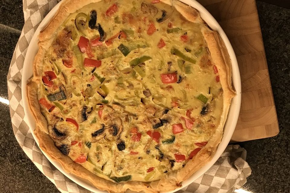 Gorgonzola - Lauch - Quiche