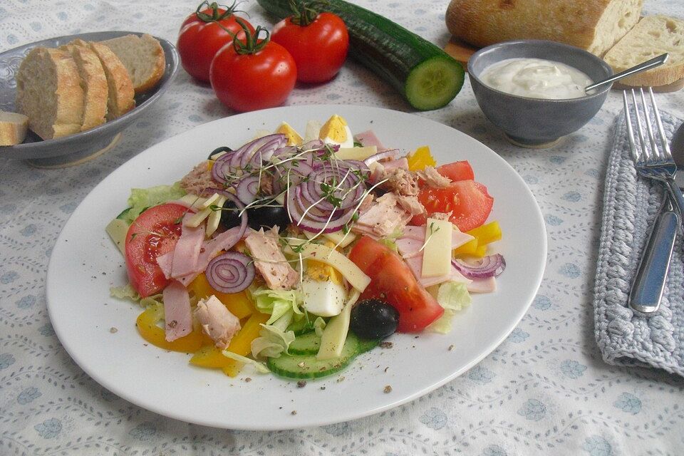 Chefsalat mit himmlischem Dressing