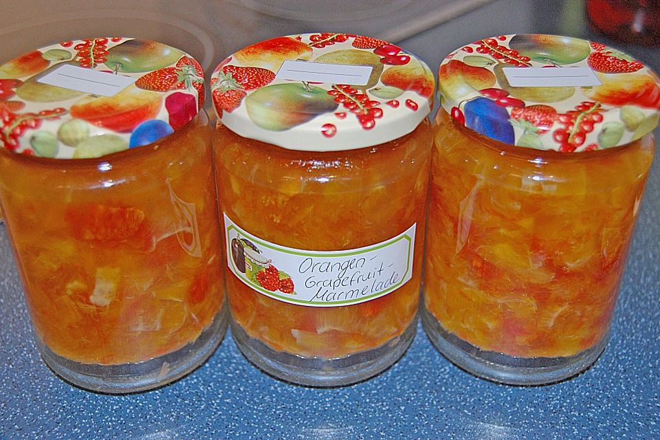 Orangen-Grapefruit-Marmelade