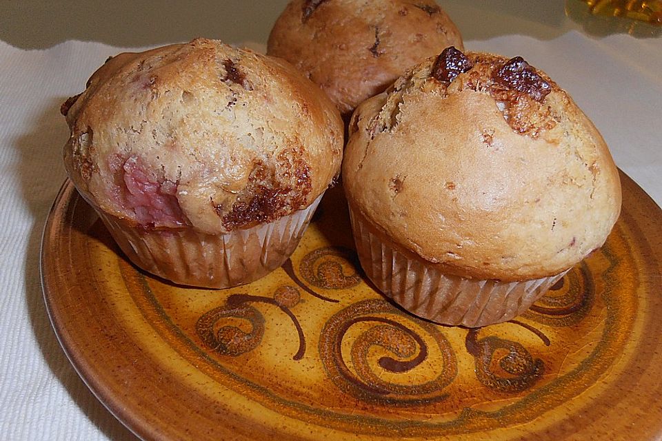 Erdbeer - Schoko - Muffins