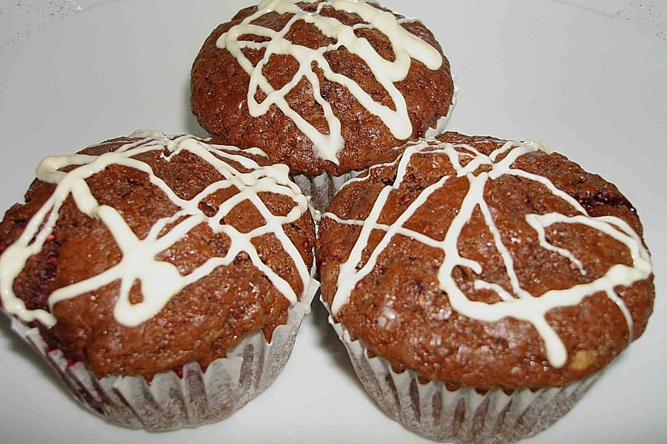 Schokoladen - Himbeer - Muffins