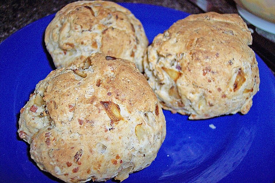 Schnelle Speckbrötchen