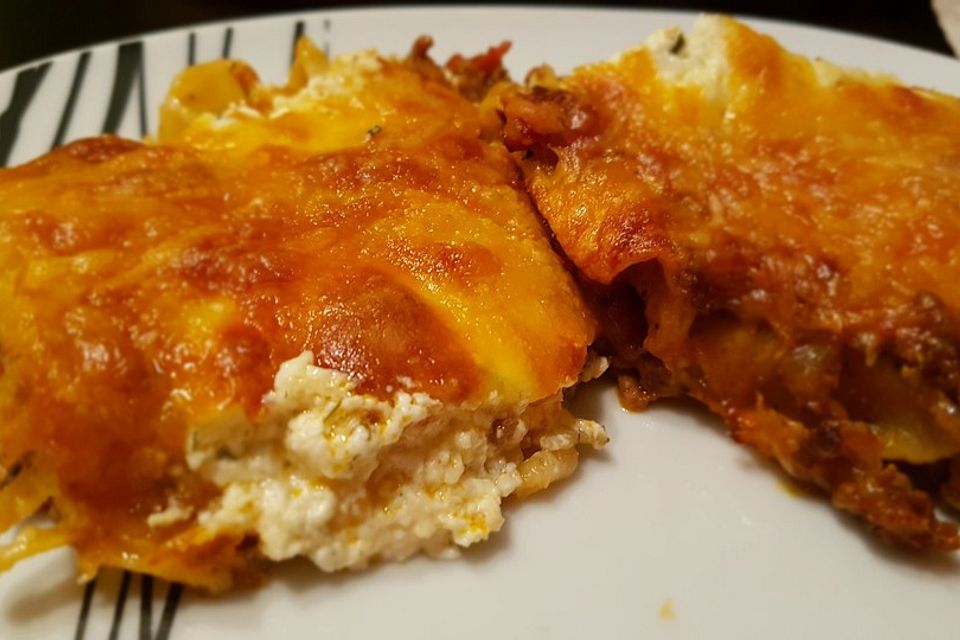 Schnelle Lasagne