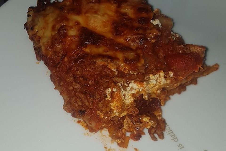 Schnelle Lasagne