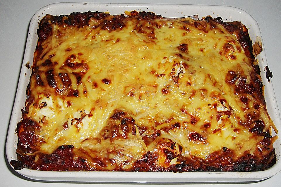 Schnelle Lasagne