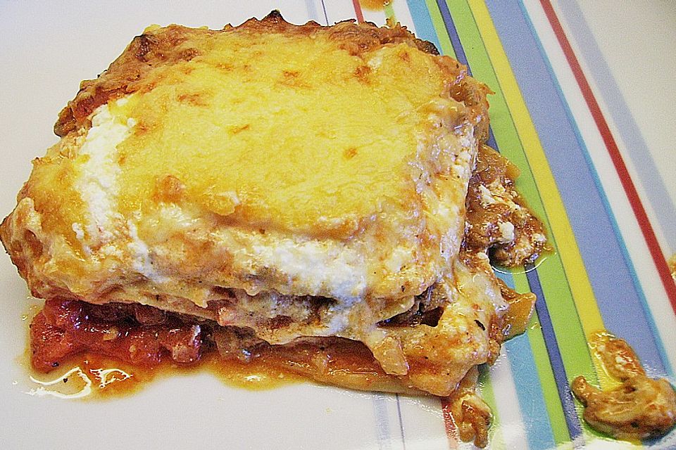 Schnelle Lasagne