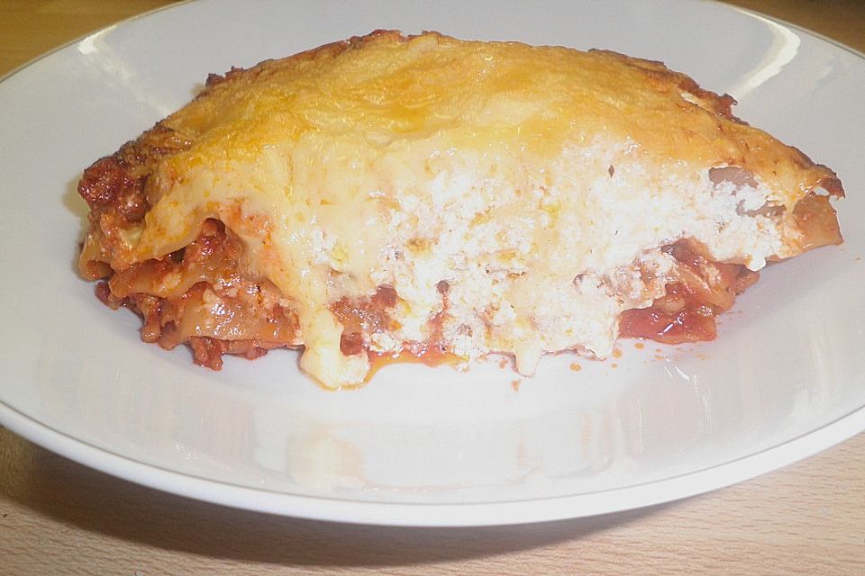 Schnelle Lasagne