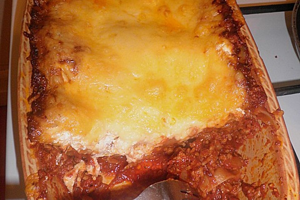 Schnelle Lasagne