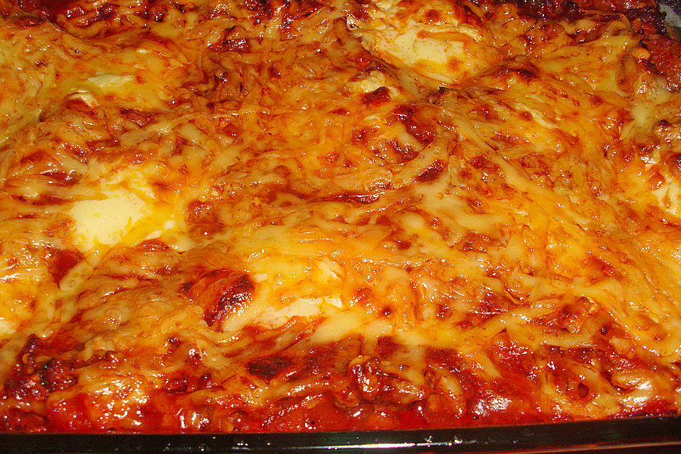 Schnelle Lasagne