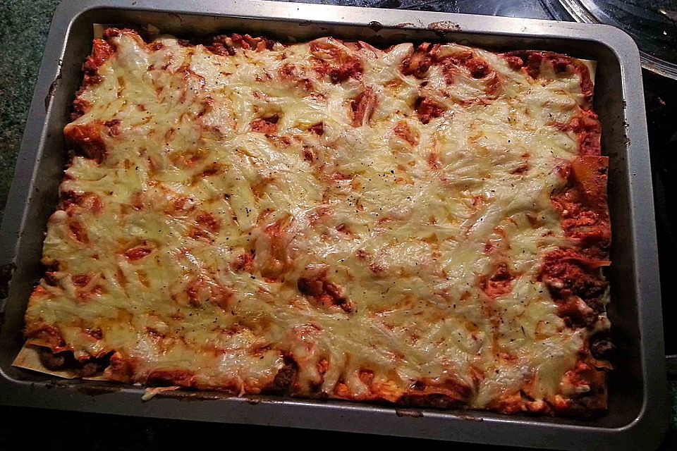 Schnelle Lasagne