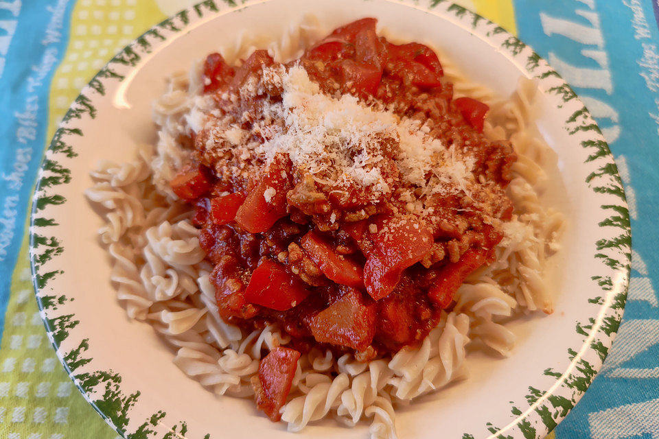 Hackfleisch - Paprika - Sauce