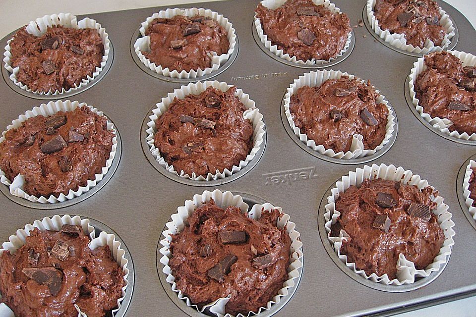 Schokoladen Muffins für Eilige