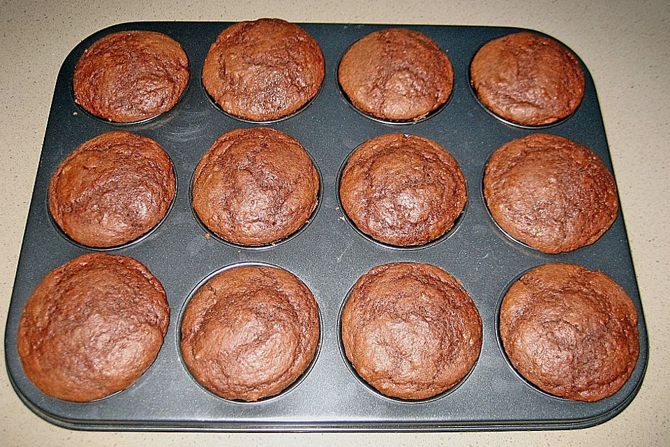 Schokoladen Muffins für Eilige