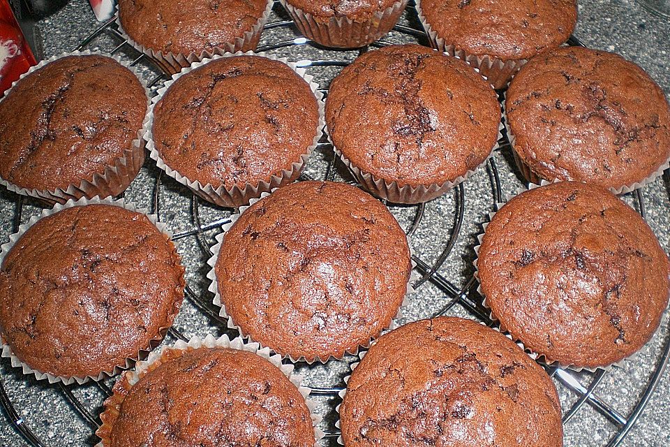 Schokoladen Muffins für Eilige